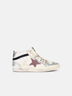 'MID STAR CLASSIC' WHITE LEATHER SNEAKERS