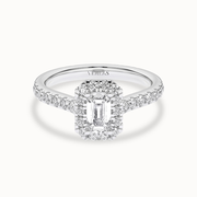 Signature Emerald Halo Ring