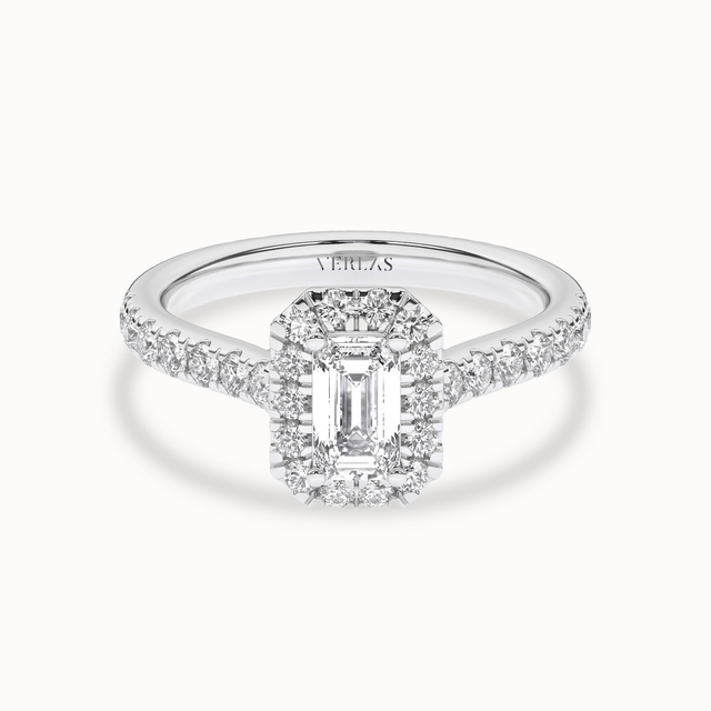 Signature Emerald Halo Ring