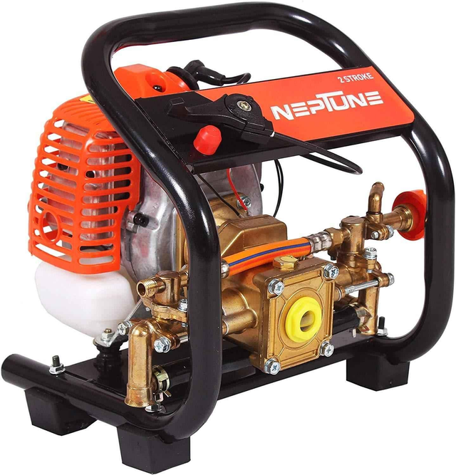 Neptune Red 2 Stroke Petrol Air Cooled Portable Power Pressure Sprayer, PW-768 A