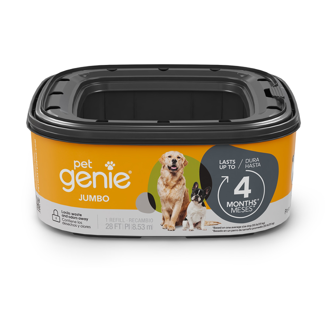Pet Genie Jumbo Lock Waste and Odors Away Refill for Dogs, 28 ft., Count of 6 | Petco