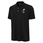 Men's Kyle Larson Antigua Black Western Polo