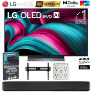 LG 48 Inch C5 Series OLED evo 4K UHD Smart webOS TV (2025) w/ SKM1 Soundbar Bundle