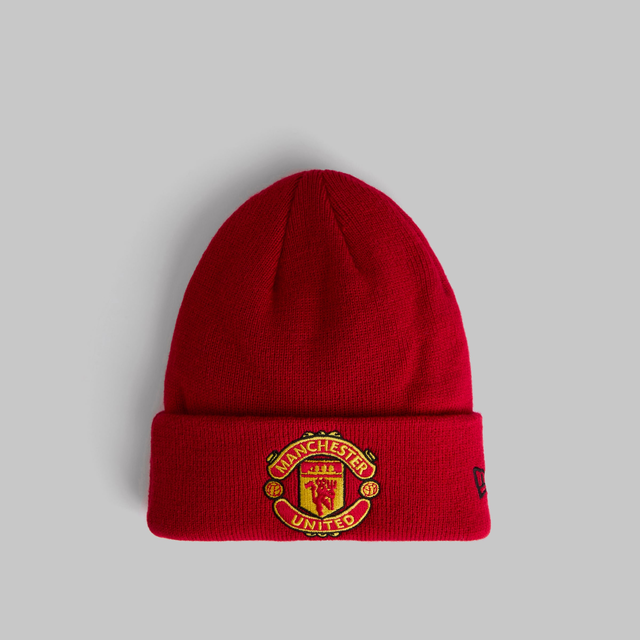 Manchester United Red Kids Cuff Beanie
