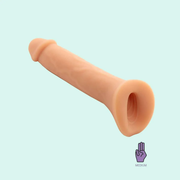 Milo Realistic Dildo with FTM Stroker Base™ - 7 Inch