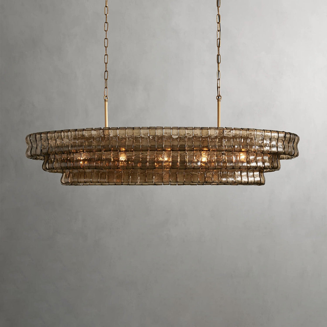Ghiaccio Oval Chandelier