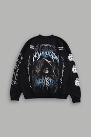 Rule The Galaxy London Crewneck in Black