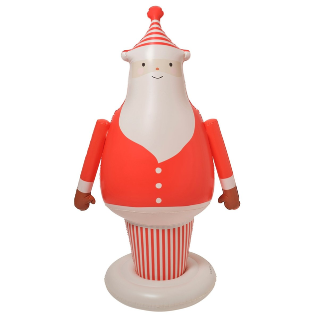 Light Up Inflatable Standing Santa Character