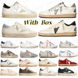 Designer Shoes Old Shoe Loafers Sneakers Super-star S Shoes Leather Italy Dirty Brand Women Men Hi Ball Casual Star Trainers Top One 35-47