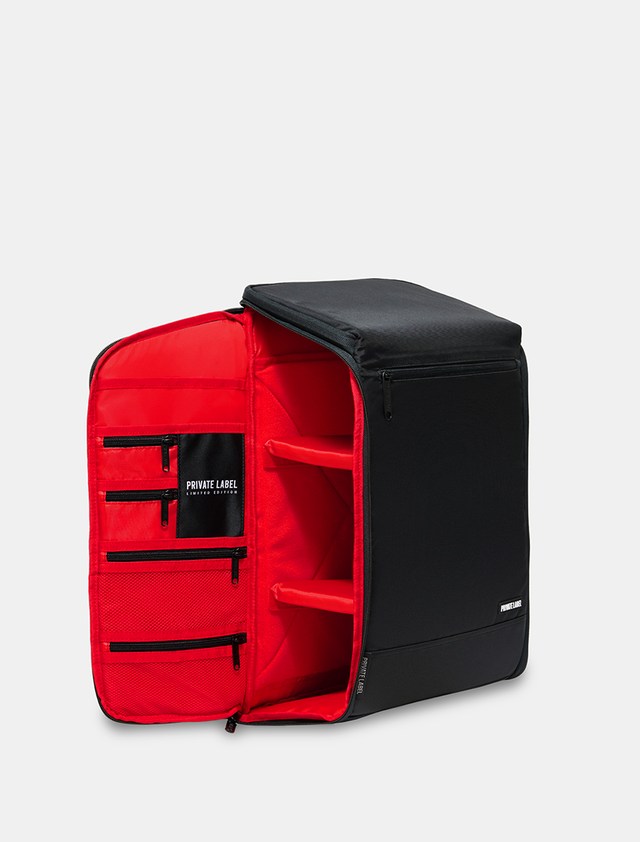 Black / Red - Sneaker Backpack