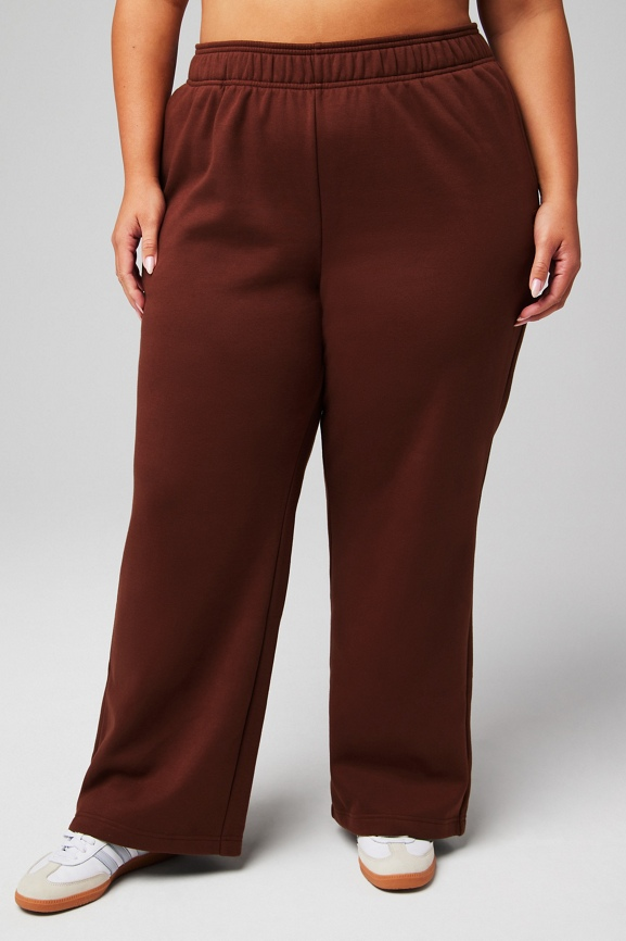 Cozy Fleece Wide Leg Sweatpant