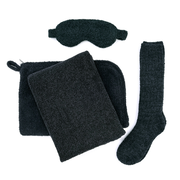 Travel Blanket / Socks / Eye Mask Set - Fleck - Kash-lounge™