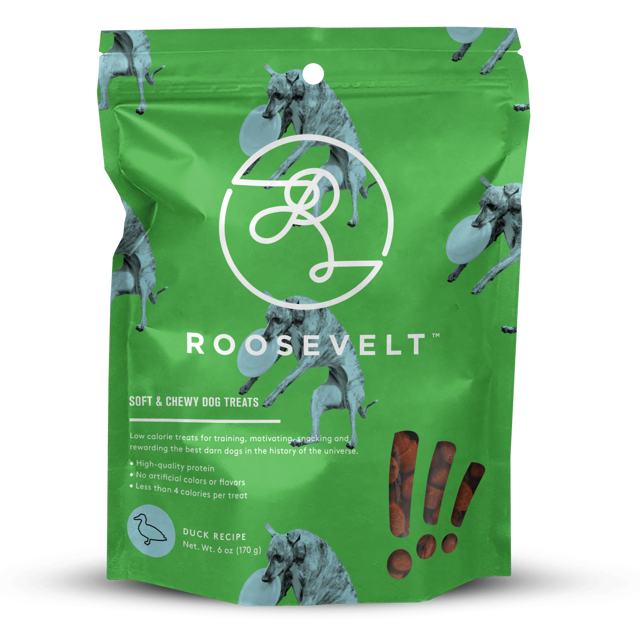 Roosevelt Soft & Chewy Dog Treats Duck Recipe