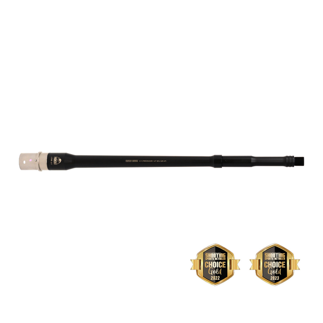 Faxon Match Series 18", Big Gunner, 6.5 Creedmoor, Rifle Length, 416-R Stainless, QPQ Nitride, 5R, Nickel Teflon Extension AR-10 Barrel