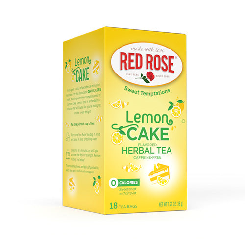 Red Rose Lemon Cake Tea - 18ct