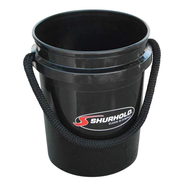 World's Best Rope Handle Bucket (5G Black)