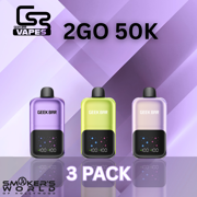 Geek Bar 2GO 50K Disposable Vape - (3 Pack)