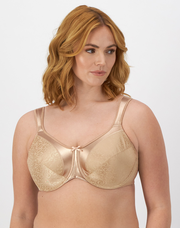 Satin Tracings Underwire Minimizer Bra