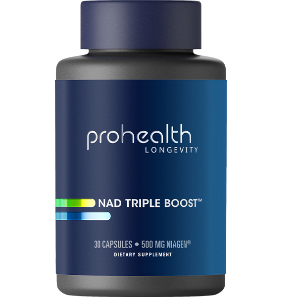 NAD+ Triple Boost™ - 500 mg NIAGEN®, 30 capsules