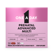 One A Day Prenatal Advanced Multivitamin Softgels & Tablets