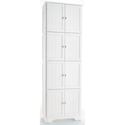 Westwick Tall Wooden Cabinet with 8 Doors