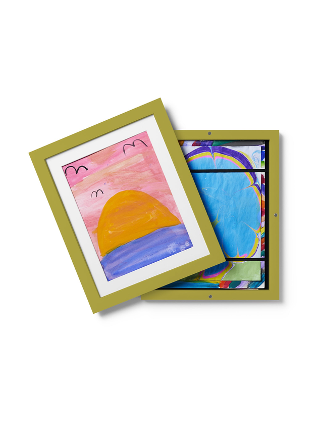 Kids Art Frame in Olive, 8.5x11 in | 22x28 cm