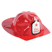 Plastic Firefighter Hats - Red