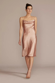 Midi Charmeuse Slip Dress