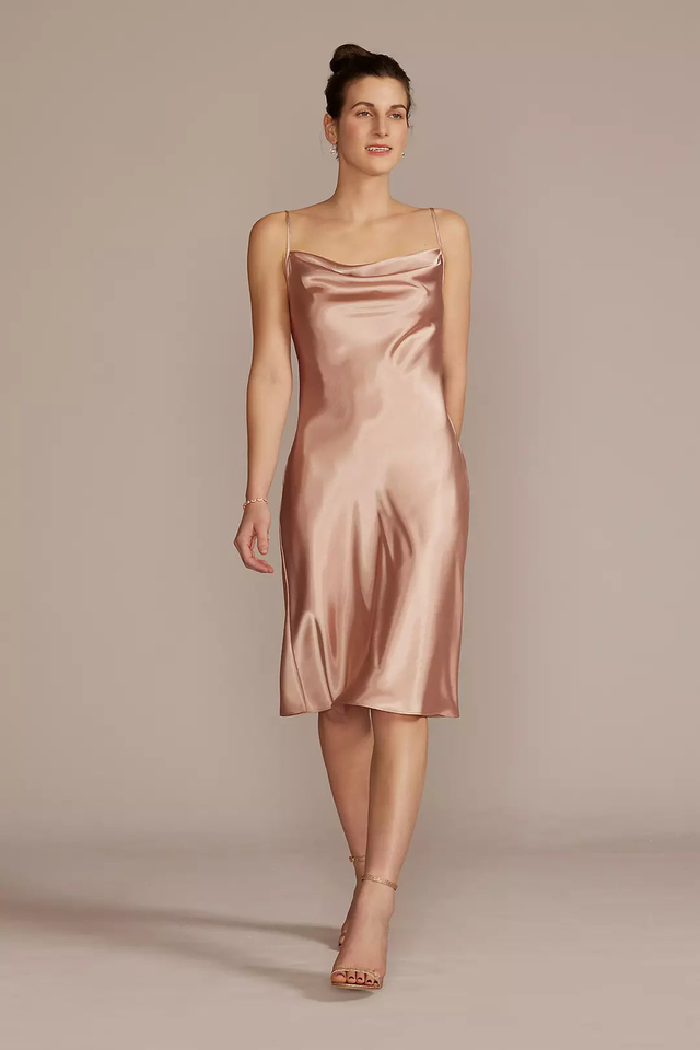 Midi Charmeuse Slip Dress