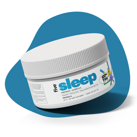 knockout sleep thc + cbd gummies