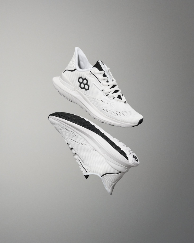 RUDIS Journey Knit Youth Training Shoes - White/Neon