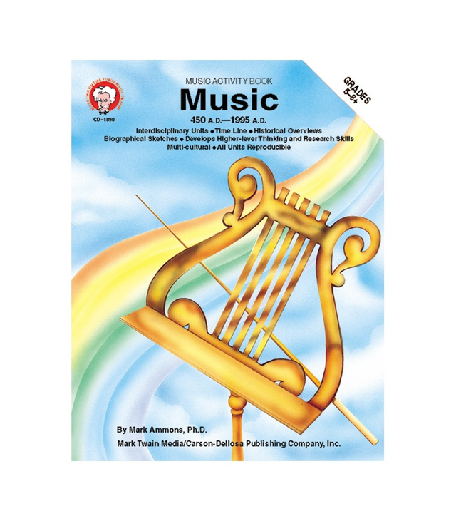Music: 450 A.D. to 1995 A.D. Resource Book Grade 5-8 eBook