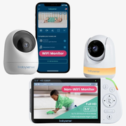 Babysense Full HD Baby Monitor with Camera and Audio & Bonus WiFi Security Camera with App for Remote Viewing - MaxView&FullPeek