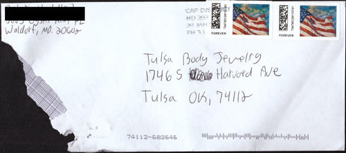 Hibiscus Stainless Belly Ring