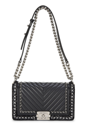 Black Quilted Calfskin Jacket Boy Bag Medium