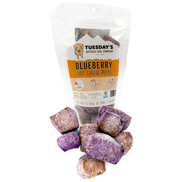 Blueberry Yak Cheese Puffs - 4 oz