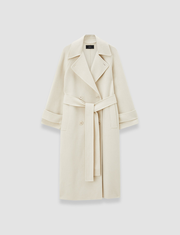 Navarre Linear Double Face Wool Coat