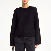 Black Cierra Wool Blend Jumper