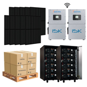 19.68kW Complete Solar Power System - 2 x Sol-Ark 15K's + [28.6kWh-61.44kWh Battery Bank] + 48 x 410W Mono Solar Panels | Includes Schematic [HPK-PRO]