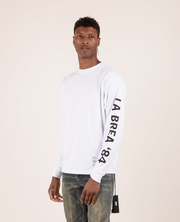 La Brea Ave L/S Tee White