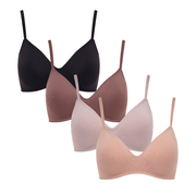 4 Pack Wireless Bra T-Shirt Bra