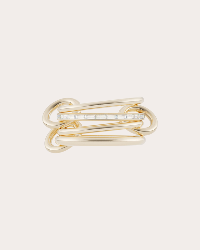 Kira 18K Gold Diamond Linked Rings
