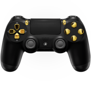 BLACK GOLD PS4 CUSTOM MODDED CONTROLLER