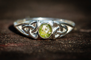 Celtic Ring with Cremation Ashes ** New **
