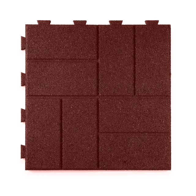 Brick Interlocking Rubber Paver Tile