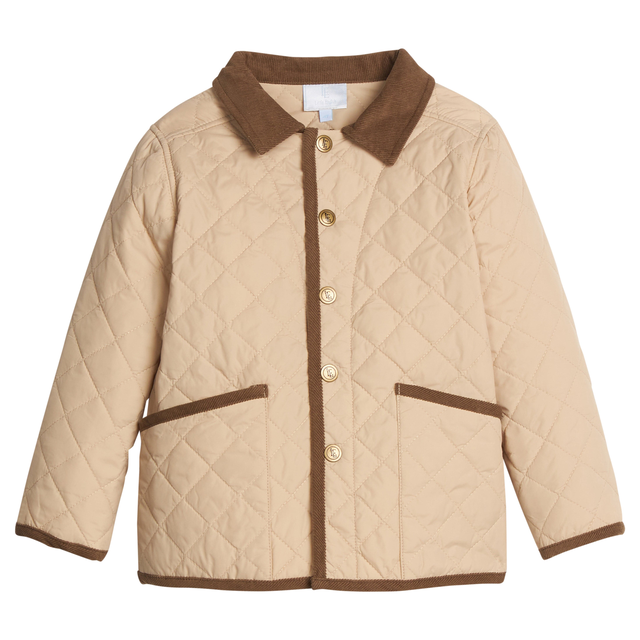 Classic Quilted Jacket - Khaki