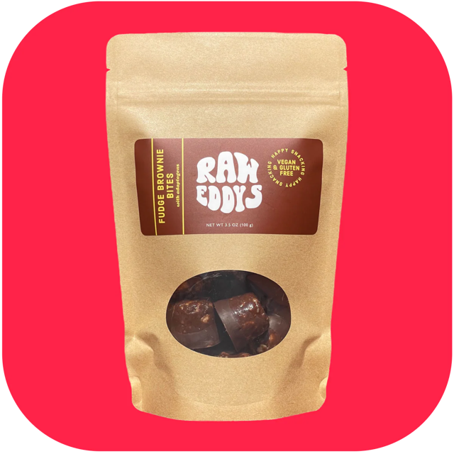 Raw Eddy's Fudge Brownie Bites-118g