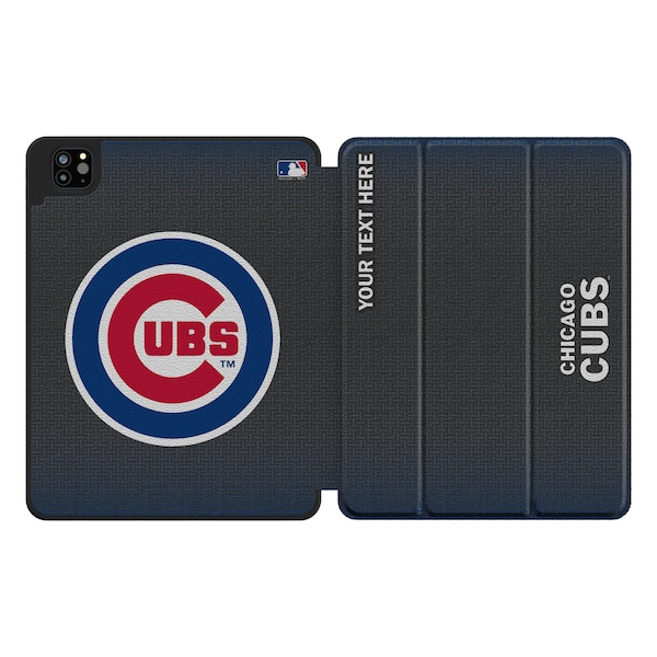 Chicago Cubs Keyscaper Personalized Linen iPad Tablet Case