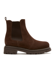 DAWSON SHEARLING-LINED SUEDE BOOTIE