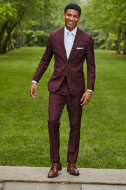 "Athens" Burgundy Suit Jacket (Separates)